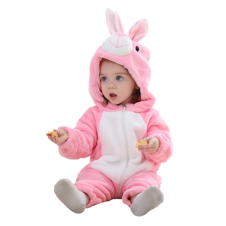 Hight Quality Set Newborn Baby Romper Cartoon Animal Stitch Dinosaur Bodysuit Onesie Flannel Kigurumi Full Casual 100% Polyester