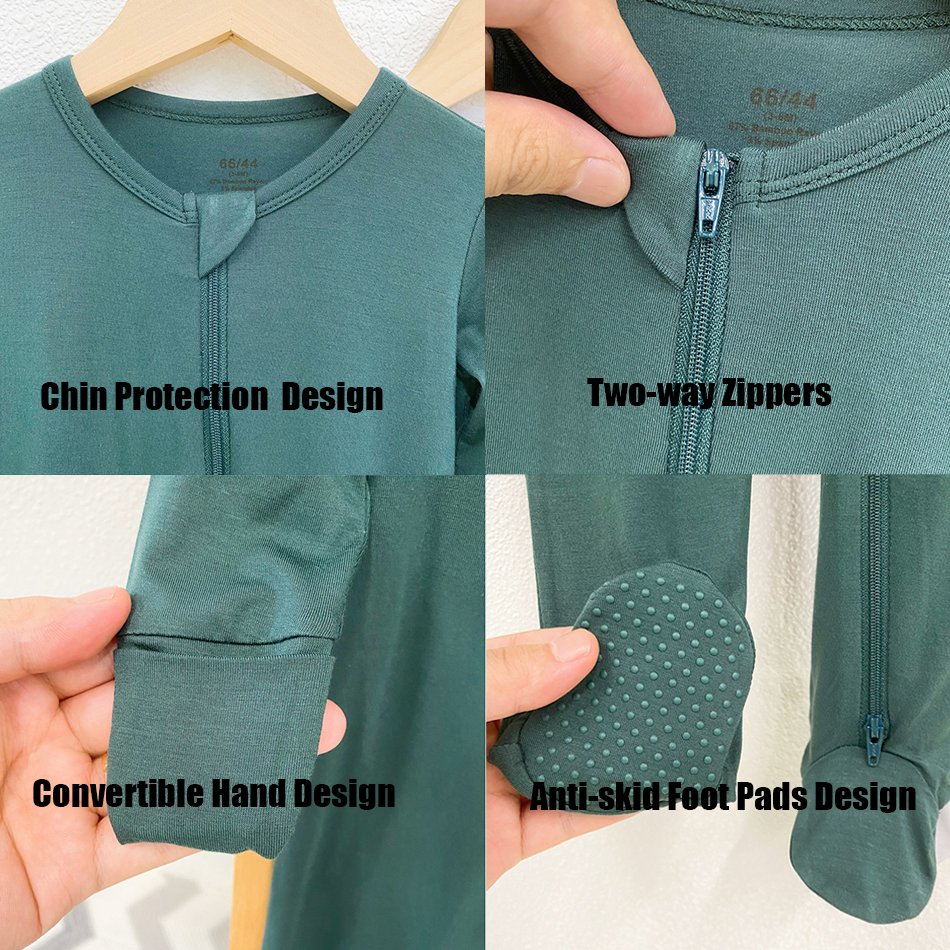 Manufacturers Custom Bamboo Baby Clothes Wholesale New Born Bamboo Baby Romper Set Viscose Spandex Boutique Onesies Baby Clothes