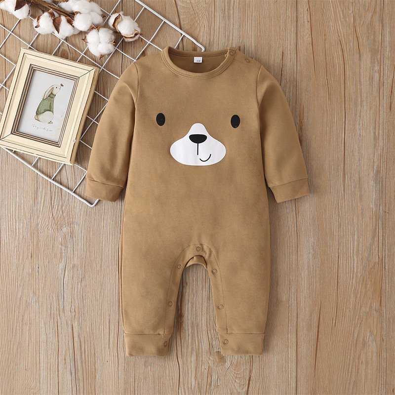 2020 spring and autumn baby rompers cartoon fashion long sleeve baby cotton out clothes Aliexpress Hot Sale