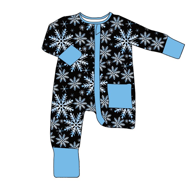 Hot Sale Cheap Factory Price Kids Clothing Bamboo Fabric Long Romper Soft Baby Winter Pajamas