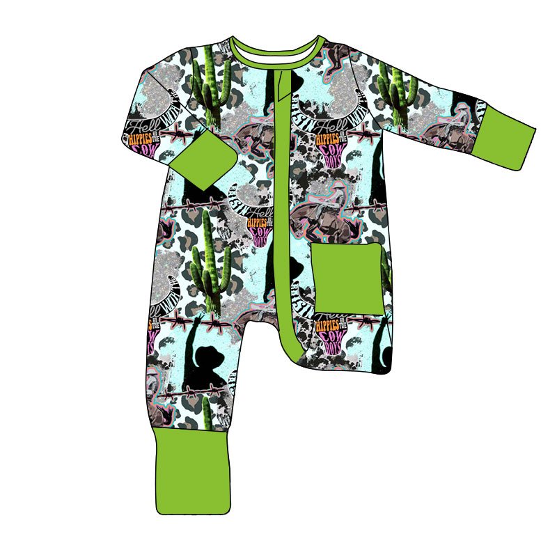 Hot Sale Cheap Factory Price Kids Clothing Bamboo Fabric Long Romper Soft Baby Winter Pajamas