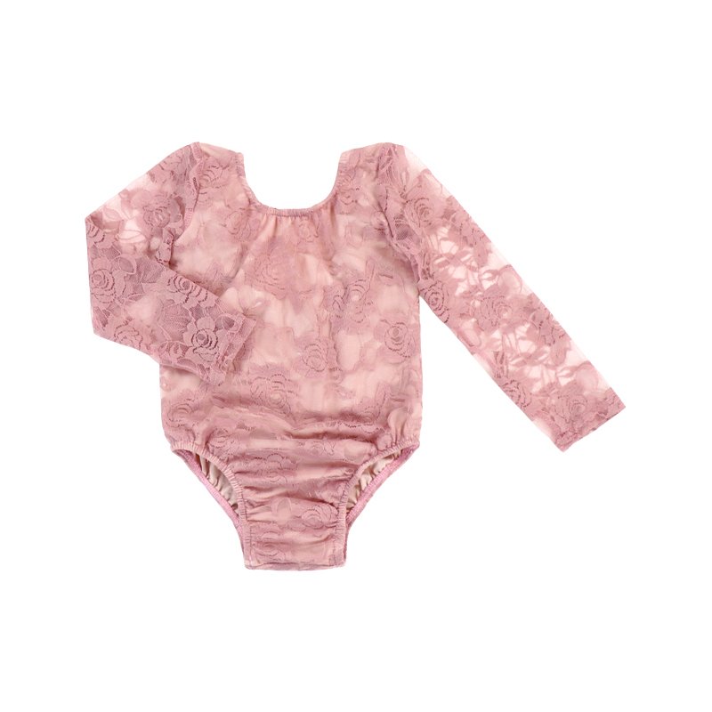 custom Baby girls' long-Sleeve Bodysuit baby rompers baby girl lace rompers