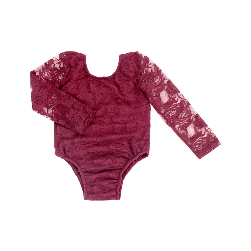 custom Baby girls' long-Sleeve Bodysuit baby rompers baby girl lace rompers