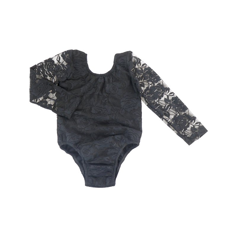 custom Baby girls' long-Sleeve Bodysuit baby rompers baby girl lace rompers