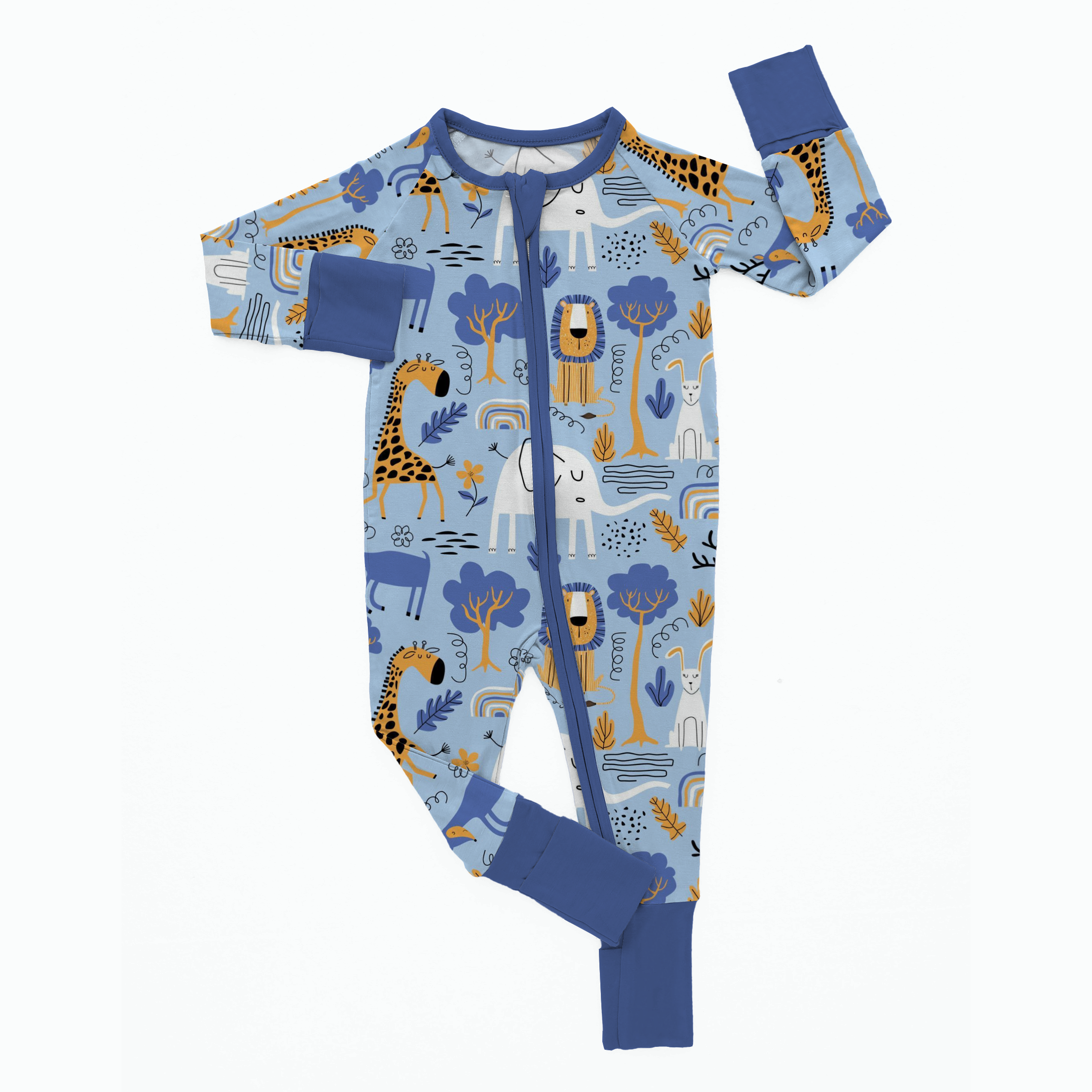 Wholesale And Sell Custom Design Baby Bamboo Zipper Romper All Bamboo Baby Clothes Product