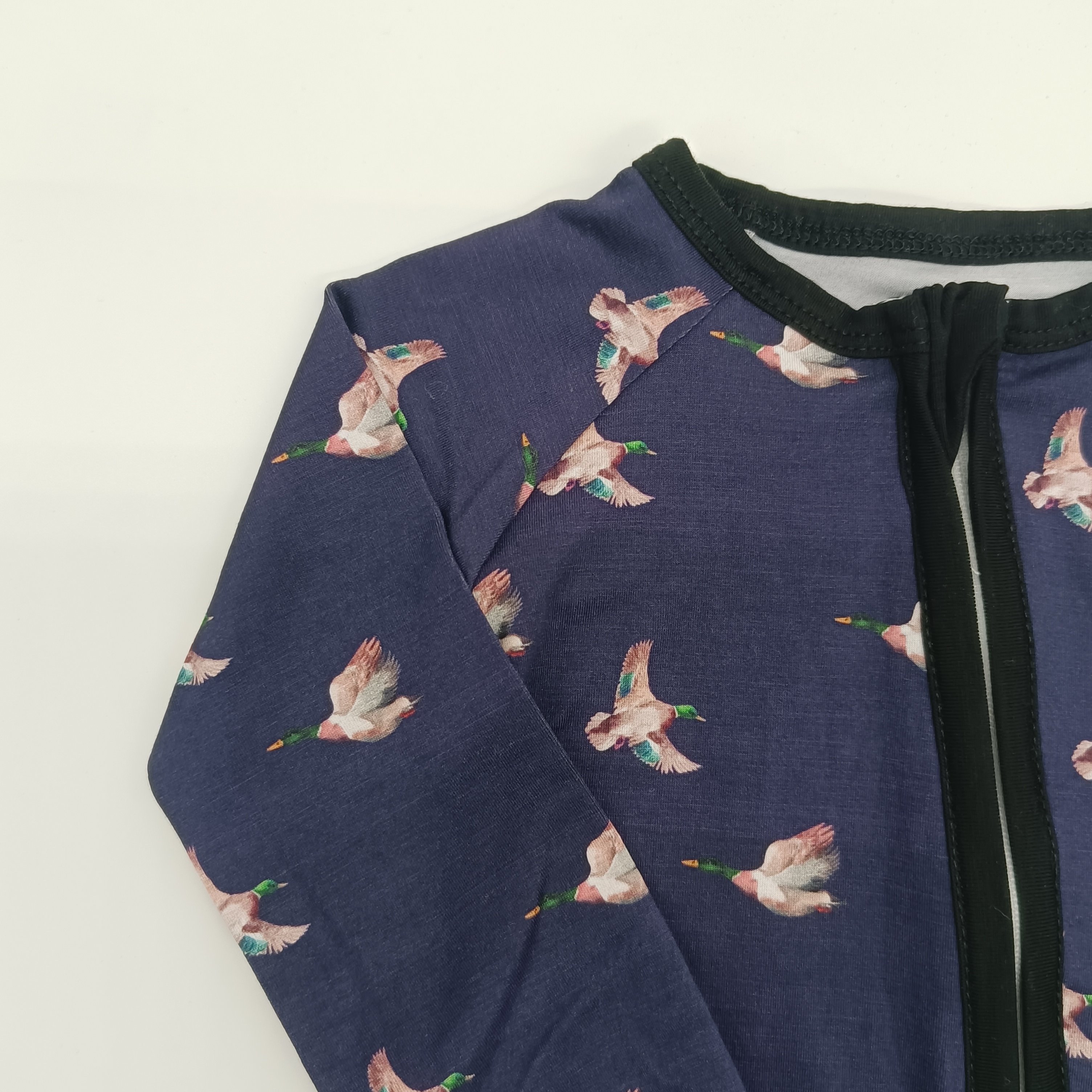 High quality RTS low MOQ baby Bamboo fabric long sleeve children clothes