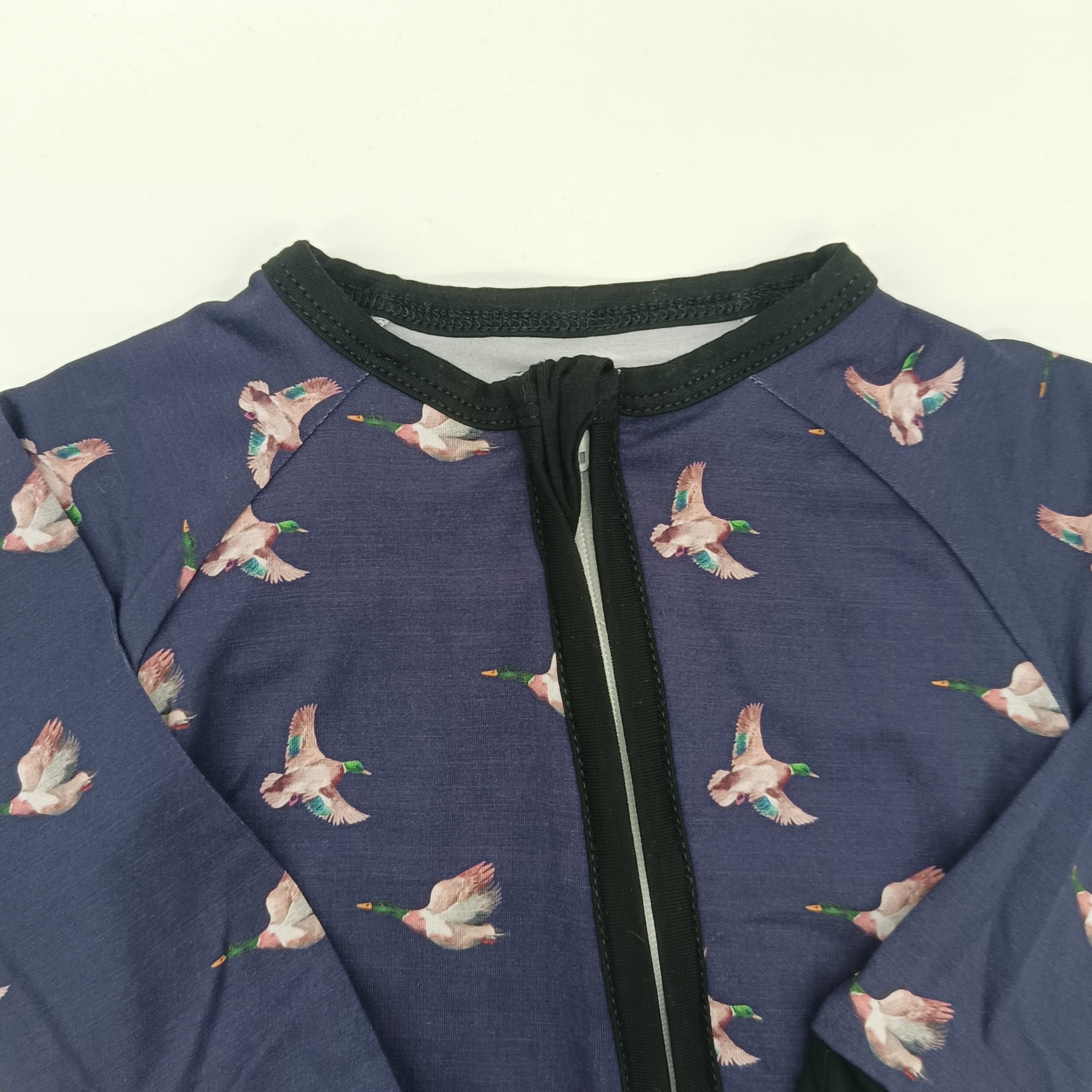 High quality RTS low MOQ baby Bamboo fabric long sleeve children clothes