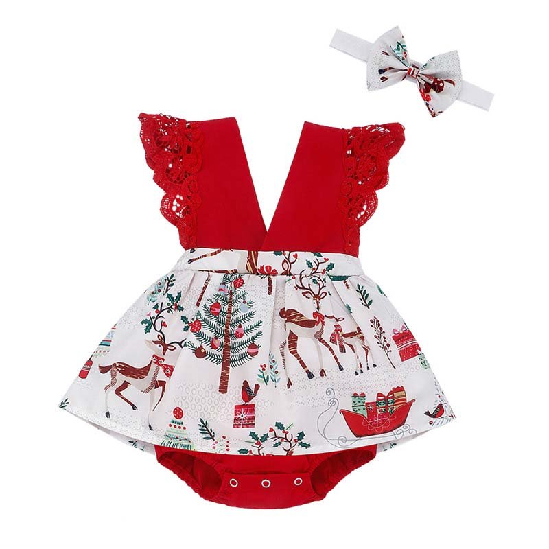 Summer Baby Girl Dress Newborn Infant Dresses Christmas Princess Birthday Dress for Baby Girl CFPD-029