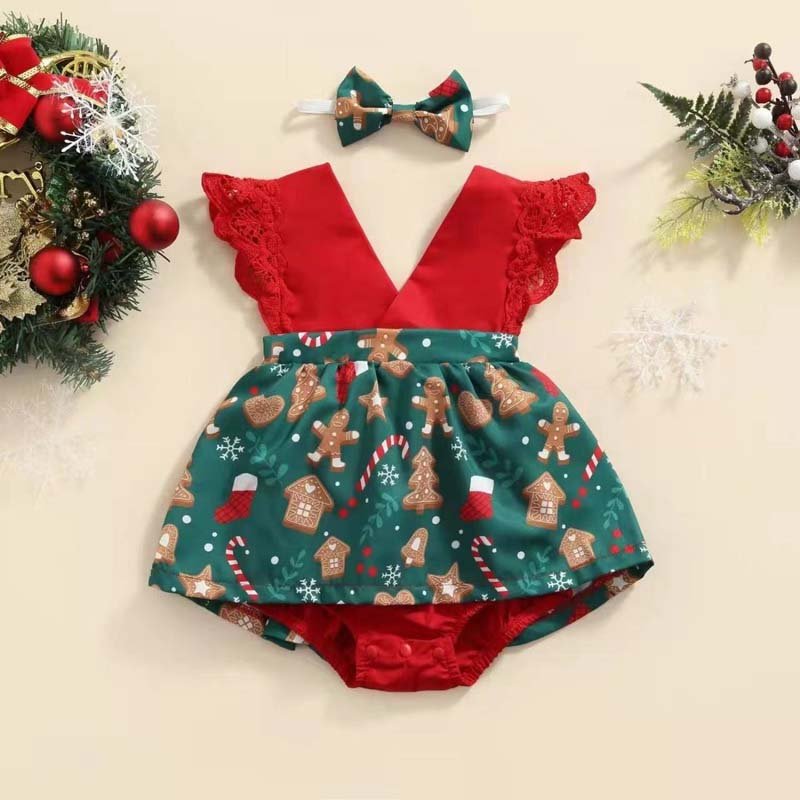 Summer Baby Girl Dress Newborn Infant Dresses Christmas Princess Birthday Dress for Baby Girl CFPD-029