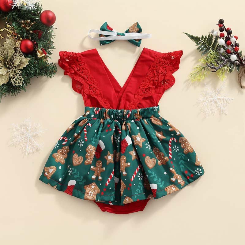 Summer Baby Girl Dress Newborn Infant Dresses Christmas Princess Birthday Dress for Baby Girl CFPD-029