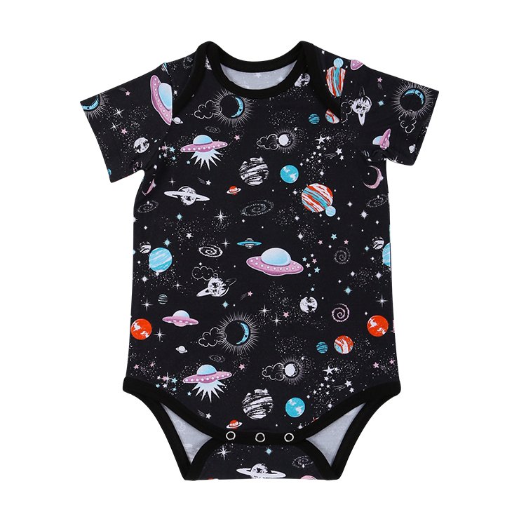 Hongbo Bamboo Baby Clothes Romper Onesie Solid Color Baby Bodysuits Custom High Quality Bamboo Baby Romper