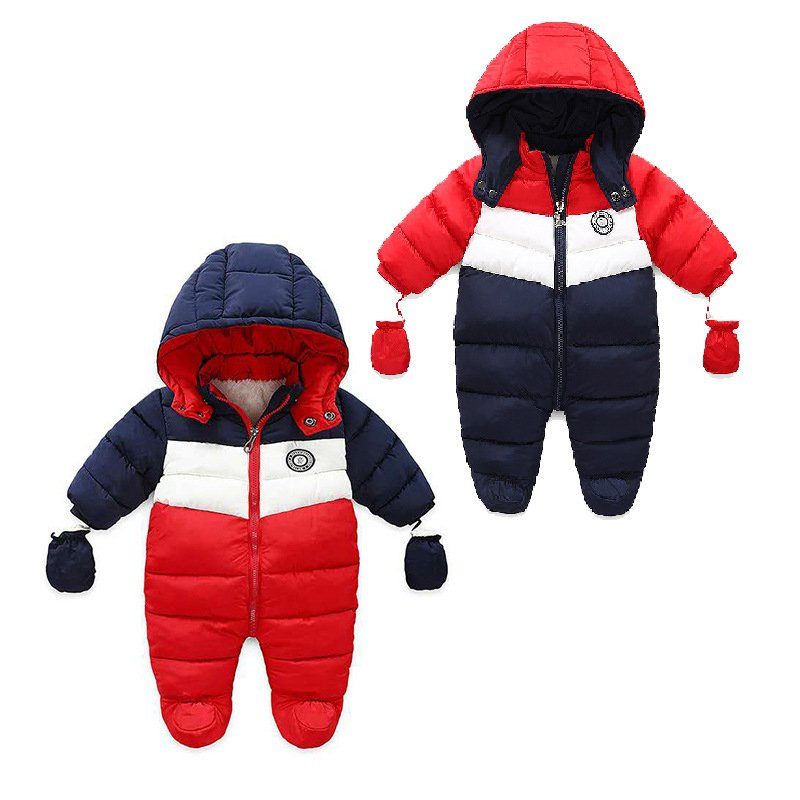 Newborn Baby Rompers Winter Long Sleeve Baby Clothes Soft Fleece Warm Baby Jumpsuits 6-18 Months