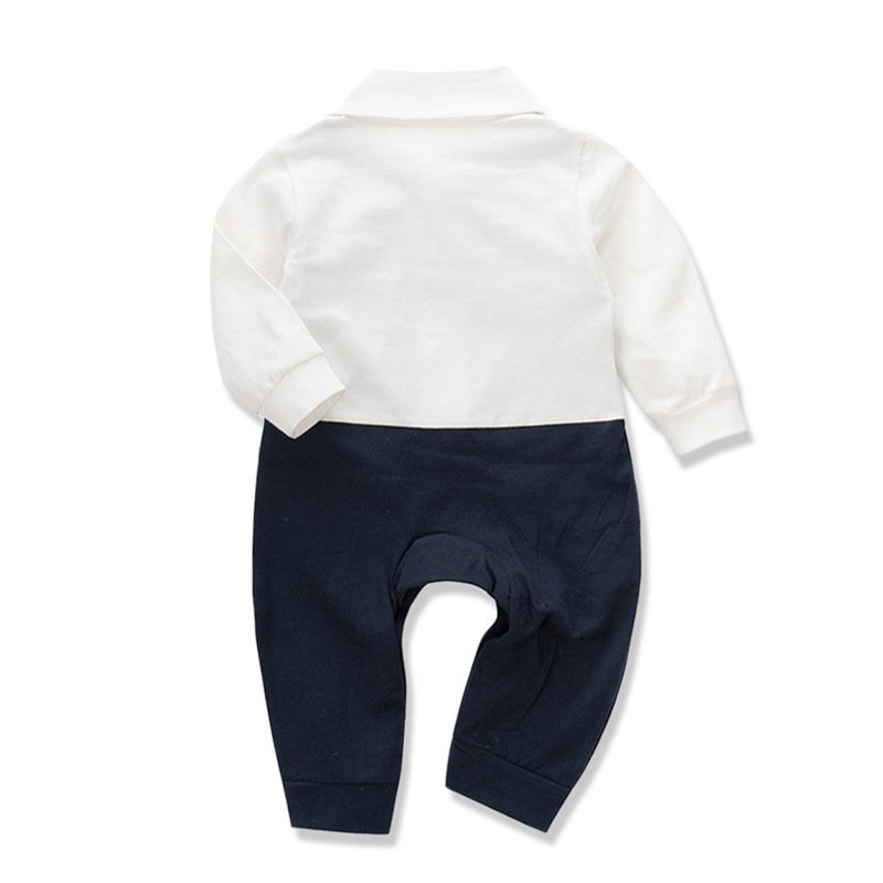 2025 New Formal Infant Gentleman Vest Suit Bow Tie Bow Hat Newborn Baby Romper Boy Clothes First Birthday Party Outfit 3 PCS Set