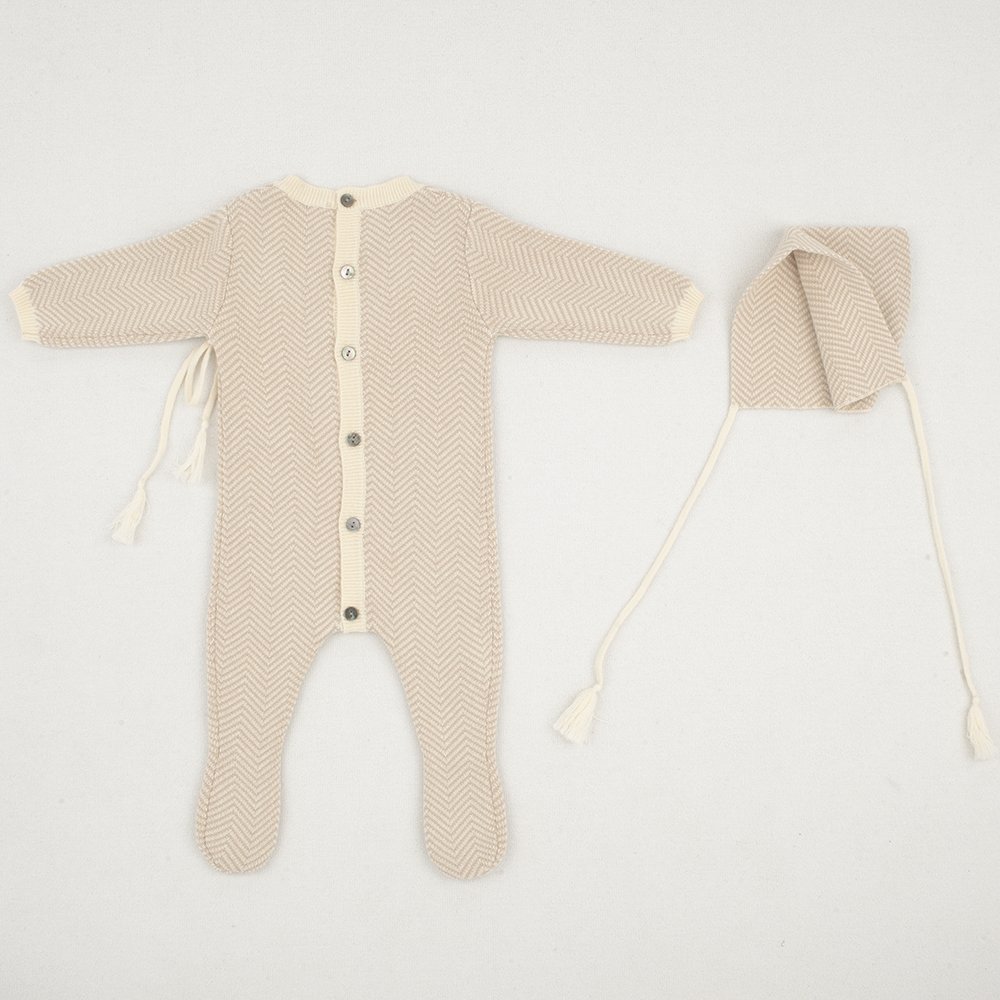 custom newborn baby 100%cotton knitted jumpsuit long sleeve one piece baby sweater romper for winter