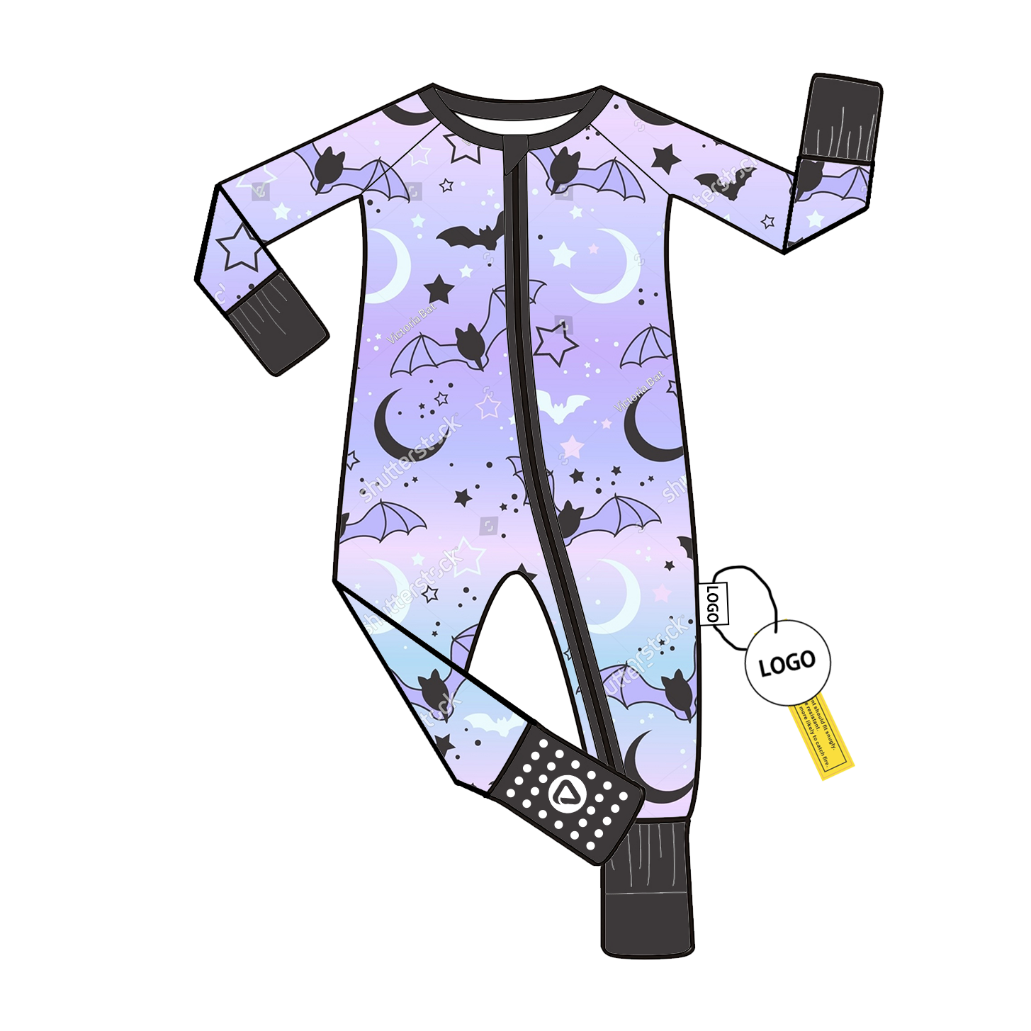 Comfortable Bamboo Viscose Newborn Romper with Long Sleeve for Girls Custom Pattern High Quality Soft Jumpsuit and Onesie
