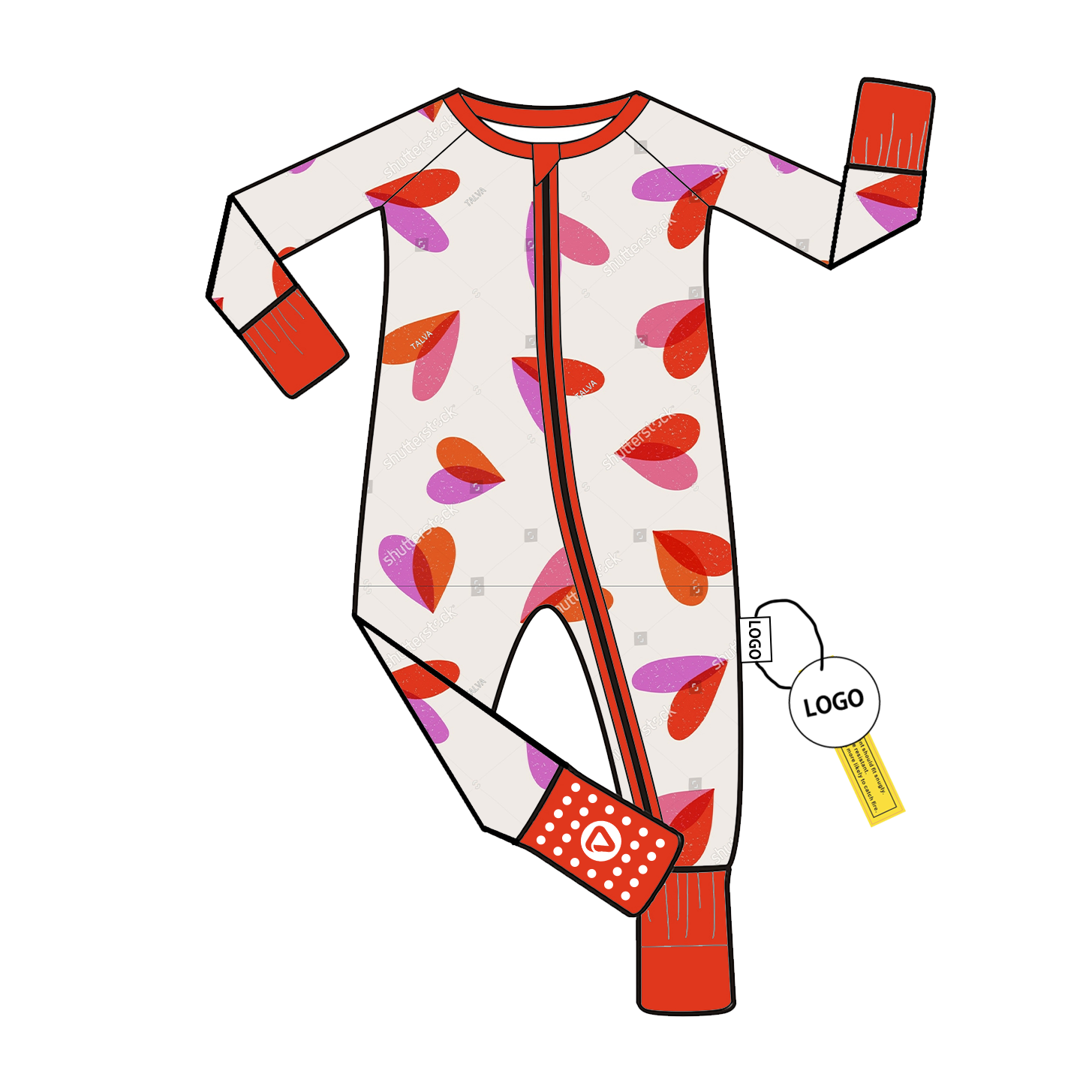 Comfortable Bamboo Viscose Newborn Romper with Long Sleeve for Girls Custom Pattern High Quality Soft Jumpsuit and Onesie