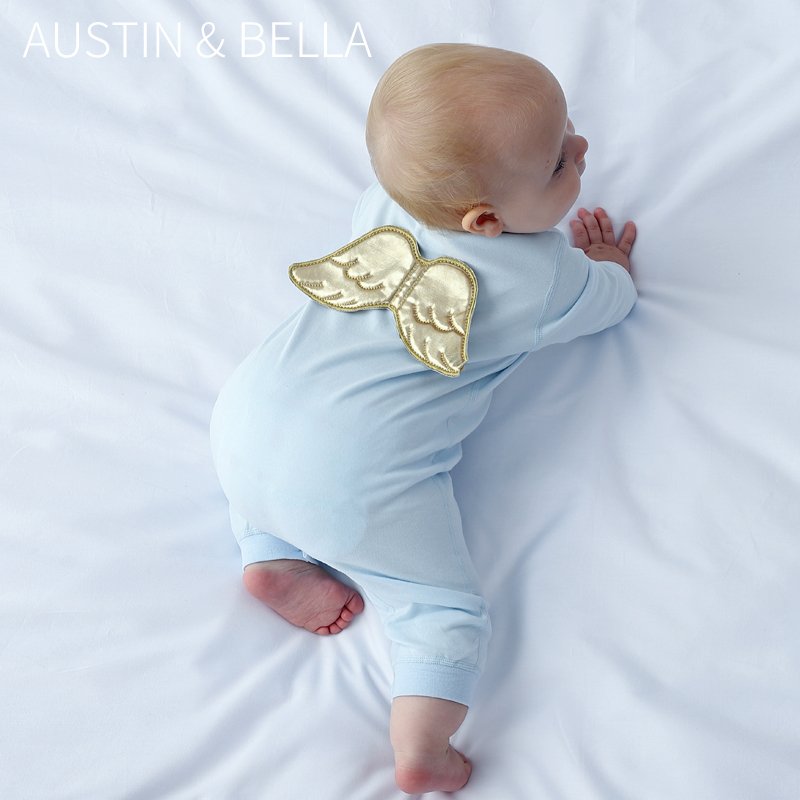 Manufacturer custom angel wings baby clothes organic cotton gots certified baby romper color newborn custom logo label 67