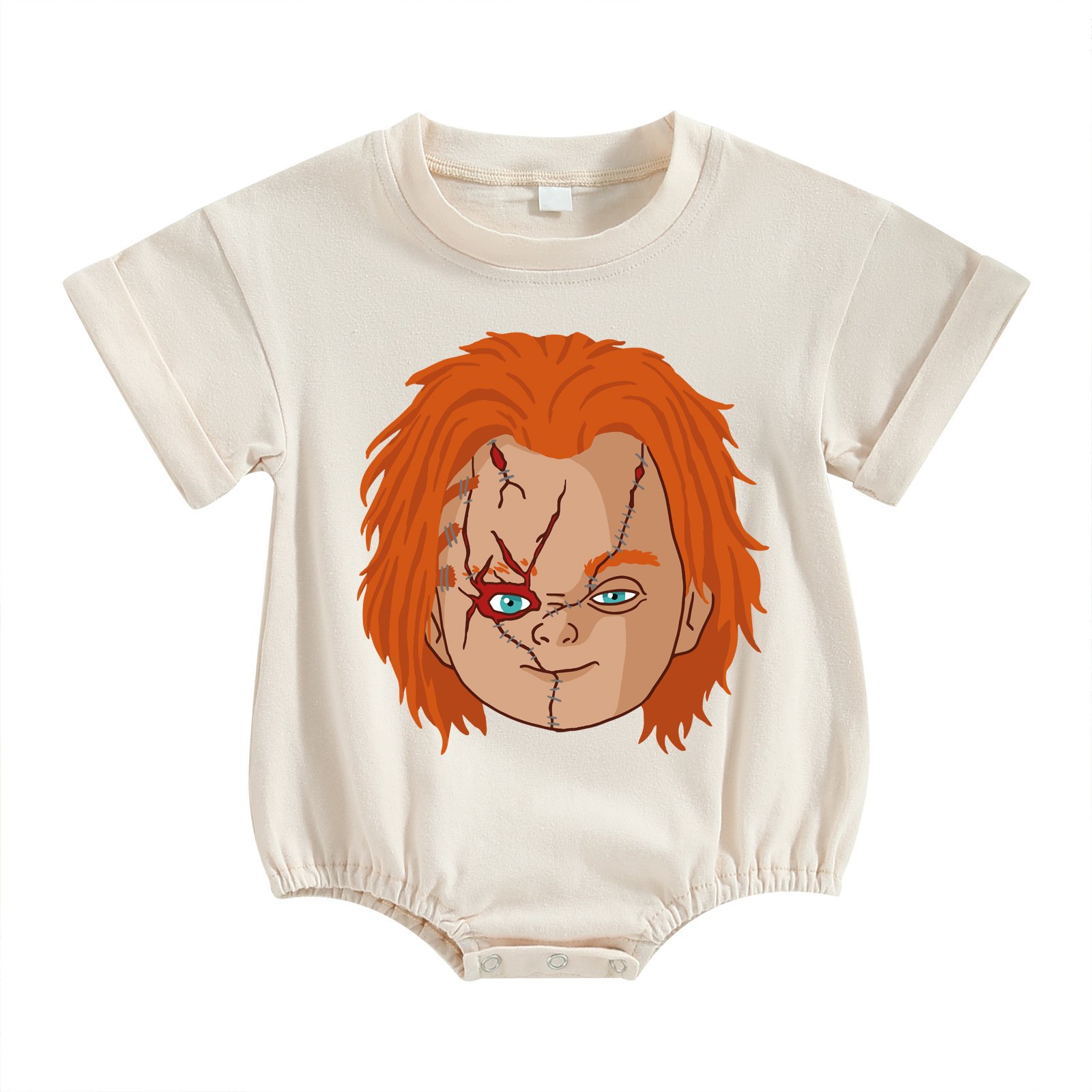 Custom Print Baby Romper Infants Kids Cartoon Jumpsuits Boys Christmas Mouse Pattern Long Sleeve Onesies