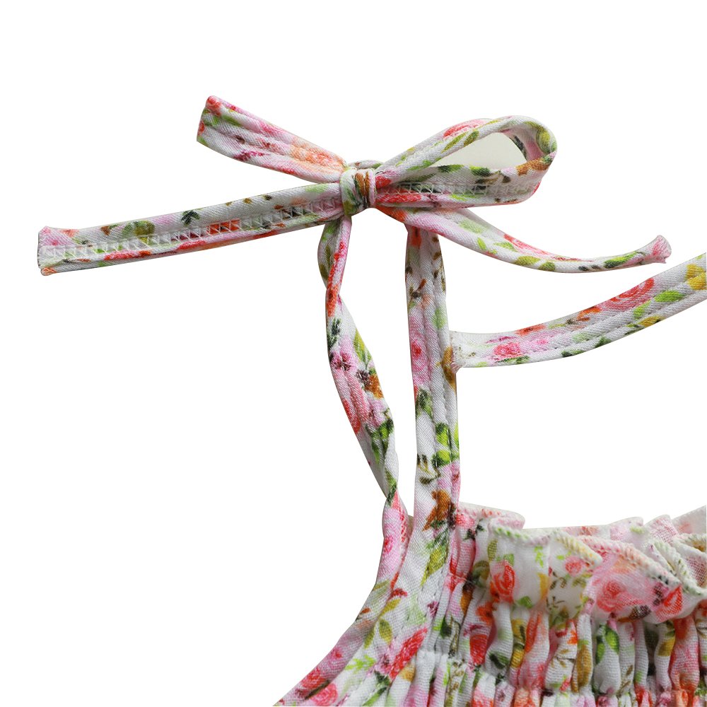 Puresun customized 100% cotton newborn baby clothing floral muslin baby romper double gauze baby bubbles