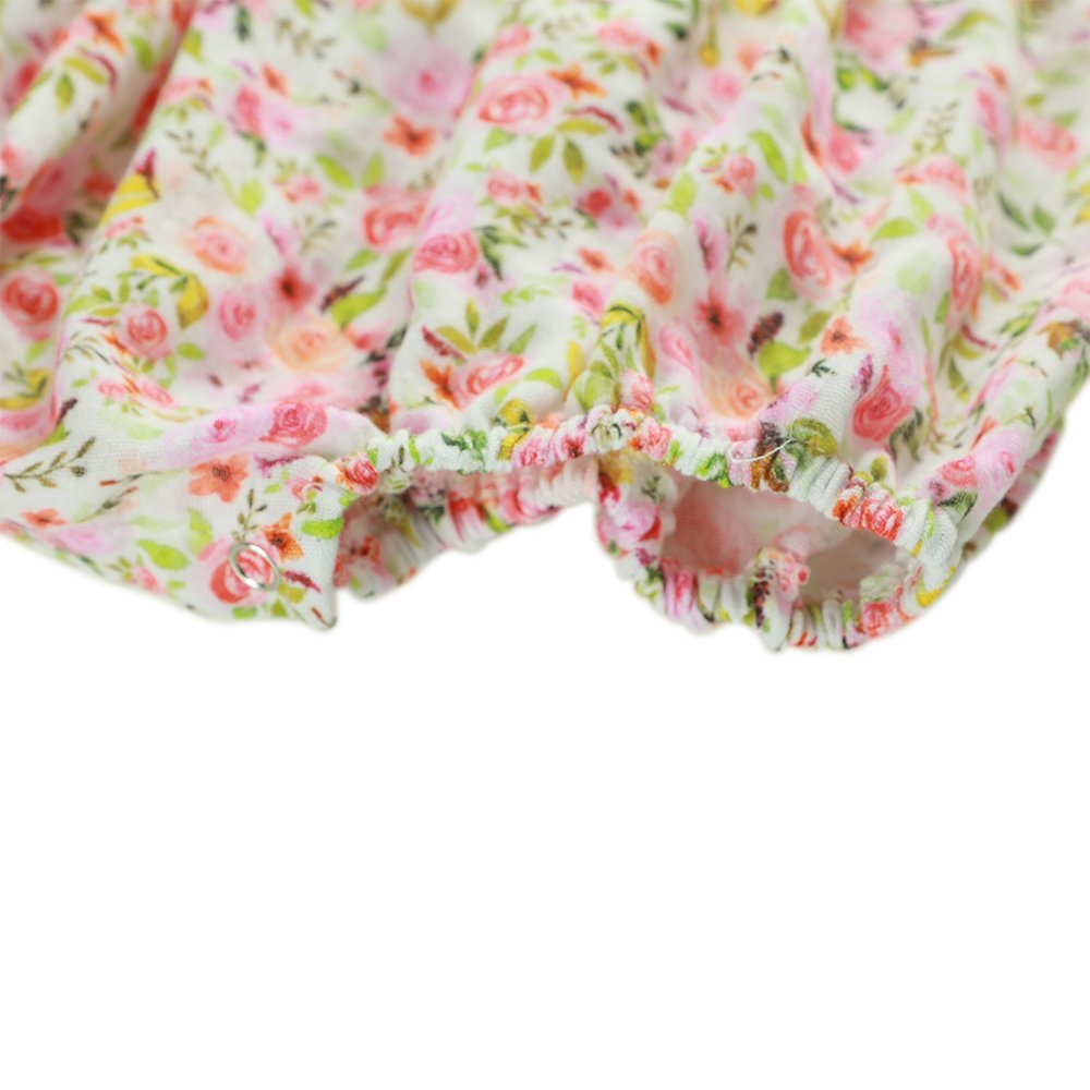 Puresun customized 100% cotton newborn baby clothing floral muslin baby romper double gauze baby bubbles