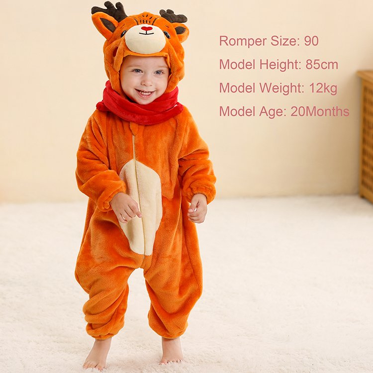 MICHLEY Kids Boy And Girl Cosplay Stitch Cartoon Clothes NewBorn baby Rompers