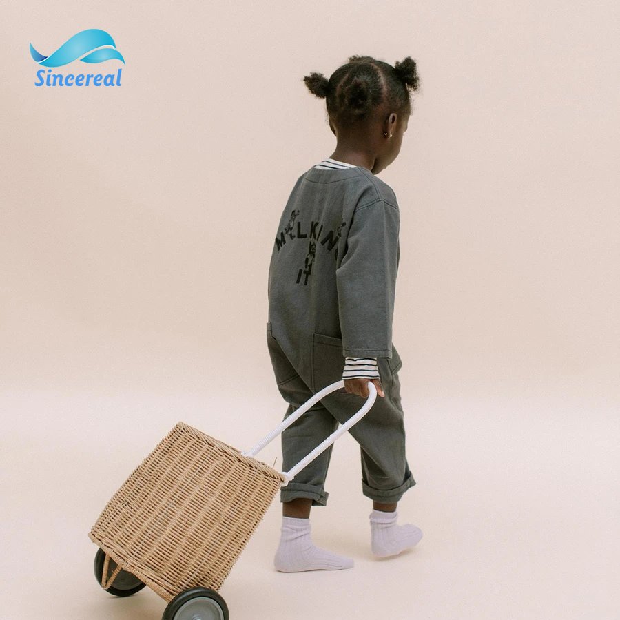 Wholesale Custom Toddler Kids Girls Clothing Overalls Baby Boys Flying Sleeve Casual Bodysuit Jumpsuit Baby Rompers