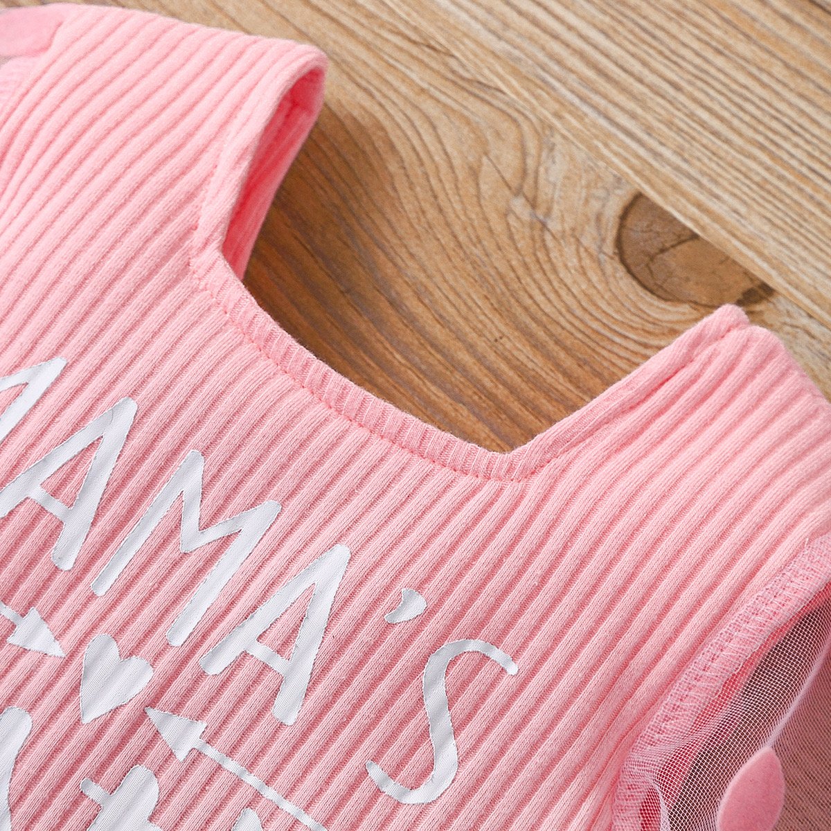 Hot sale Infant Baby Girls Summer Pink Dots Lace Romper+Layered Denim Skirts Newborn Sets Clothes
