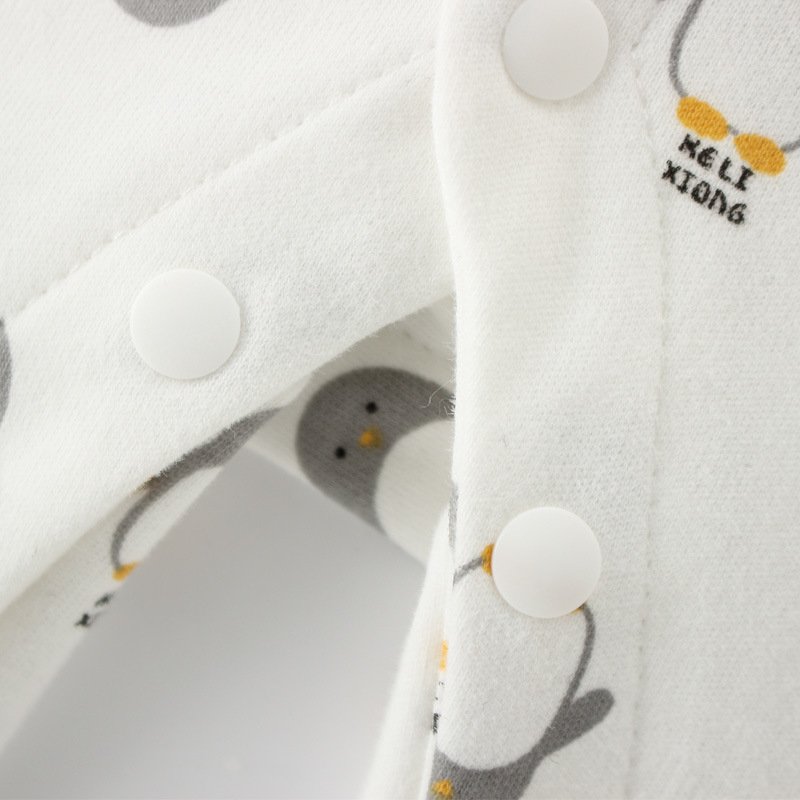 Keli Bear Baby Romper New Season 100% Cotton Boneless Stitching Boys and Girls Jumpsuit Newborn Romper