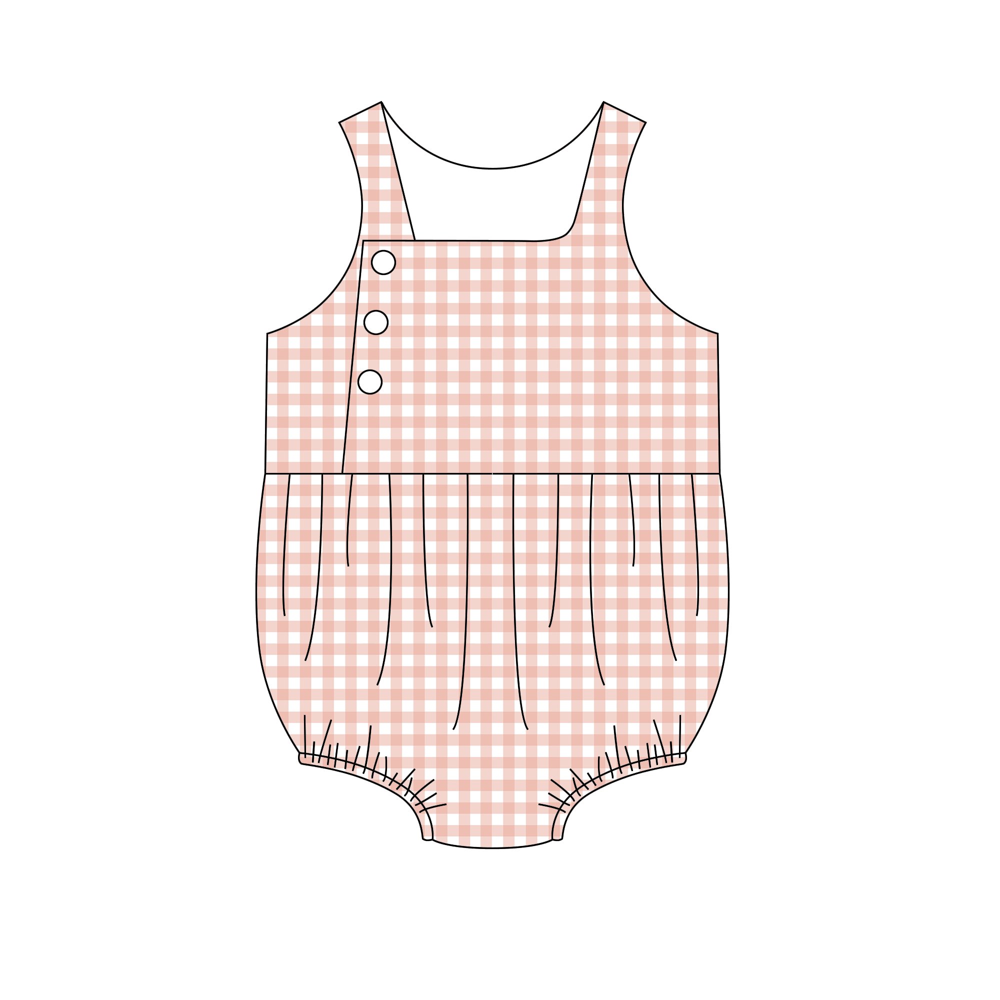 Wholesale woven cotton toddler clothes gingham sleeveless kids boys and girls bubble romper cute baby rompers
