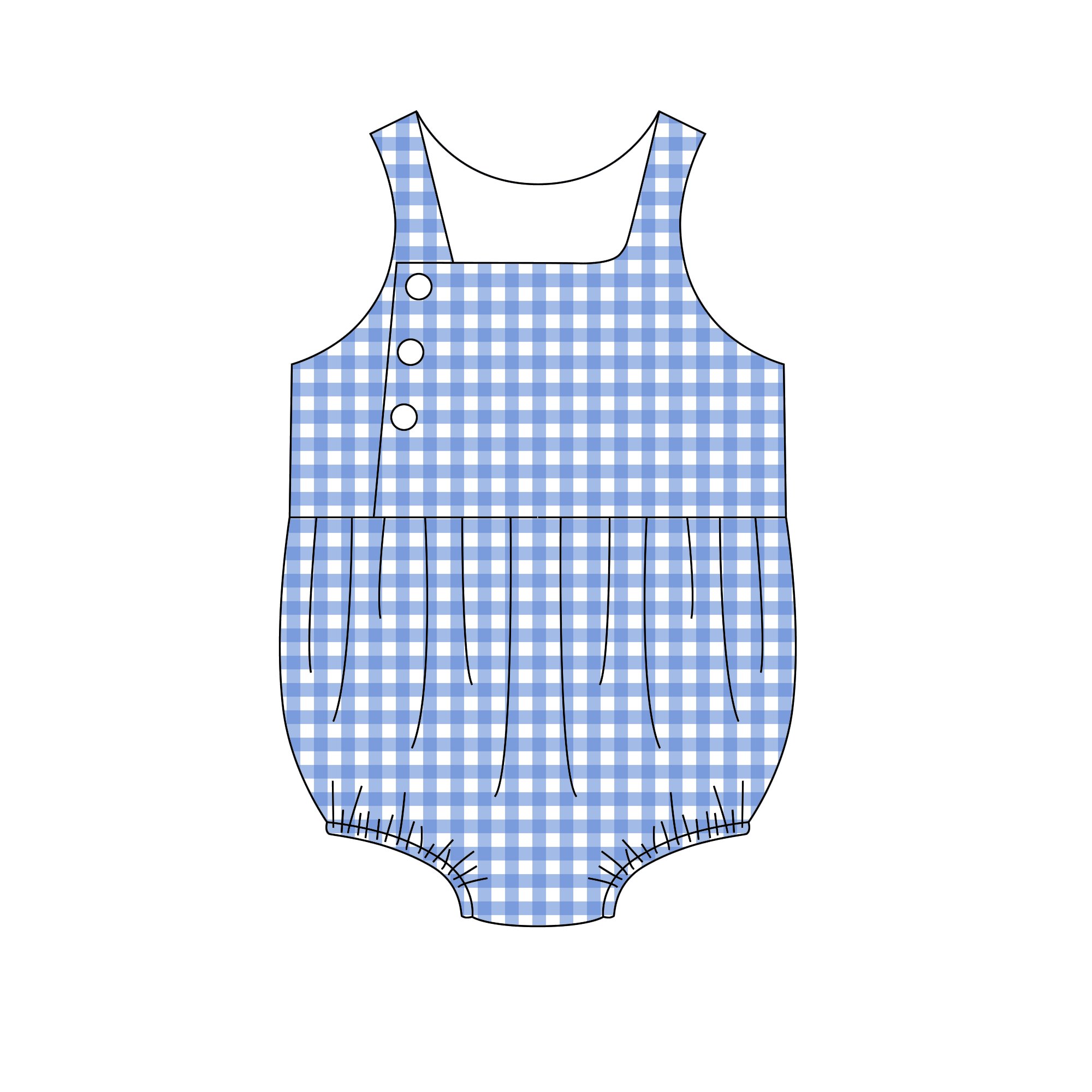 Wholesale woven cotton toddler clothes gingham sleeveless kids boys and girls bubble romper cute baby rompers
