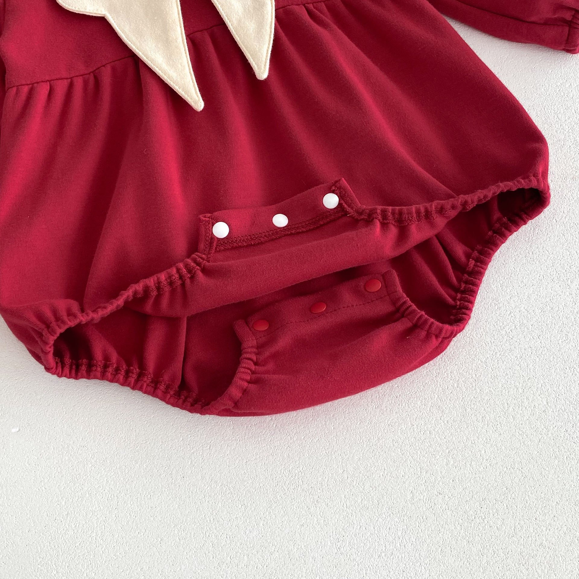 Ins Clothes for babies autumn baby girl princess jumpsuit 100 days old newborn onesie one year old Celebration dress