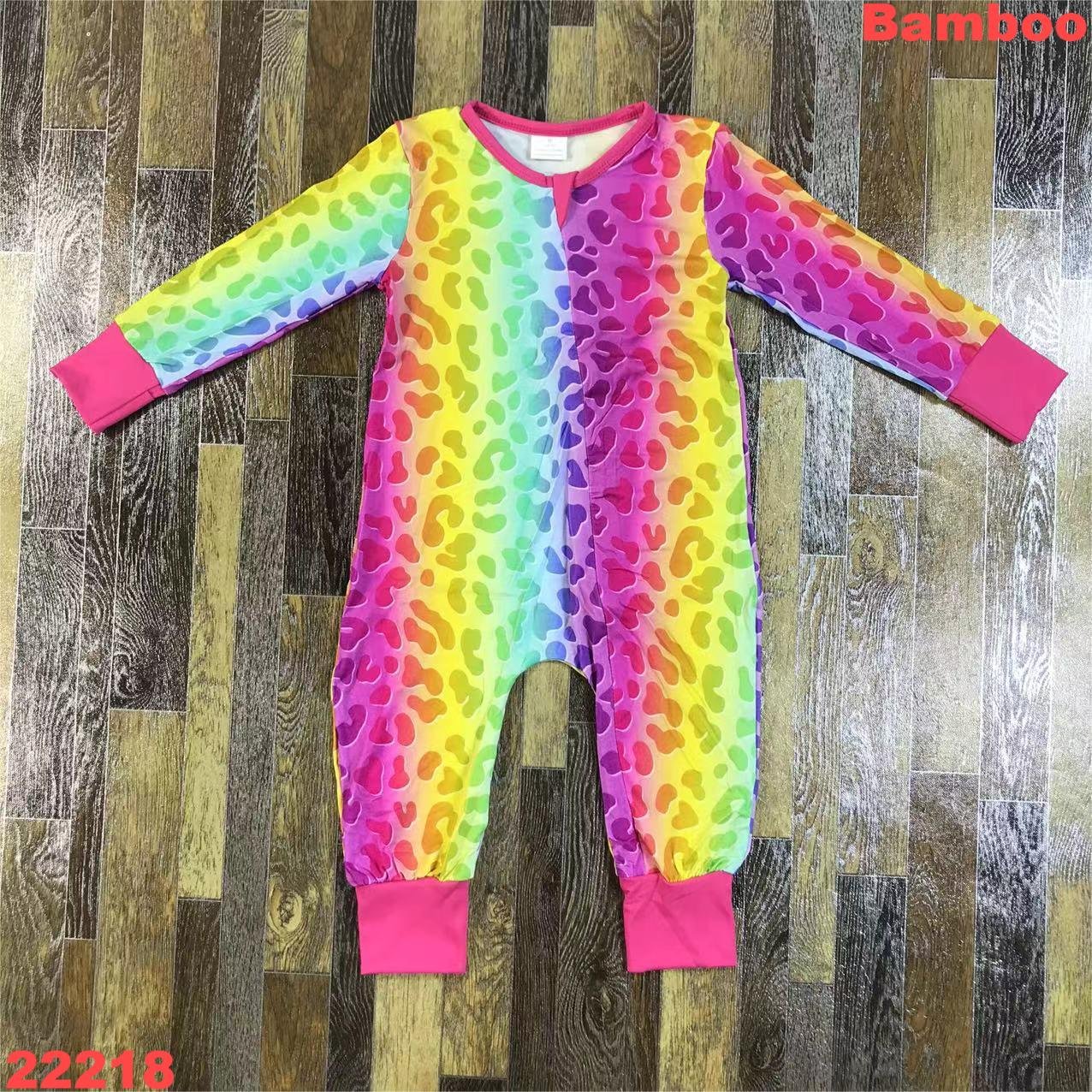 New arrival girls Cow pattern print high quality baby rompers