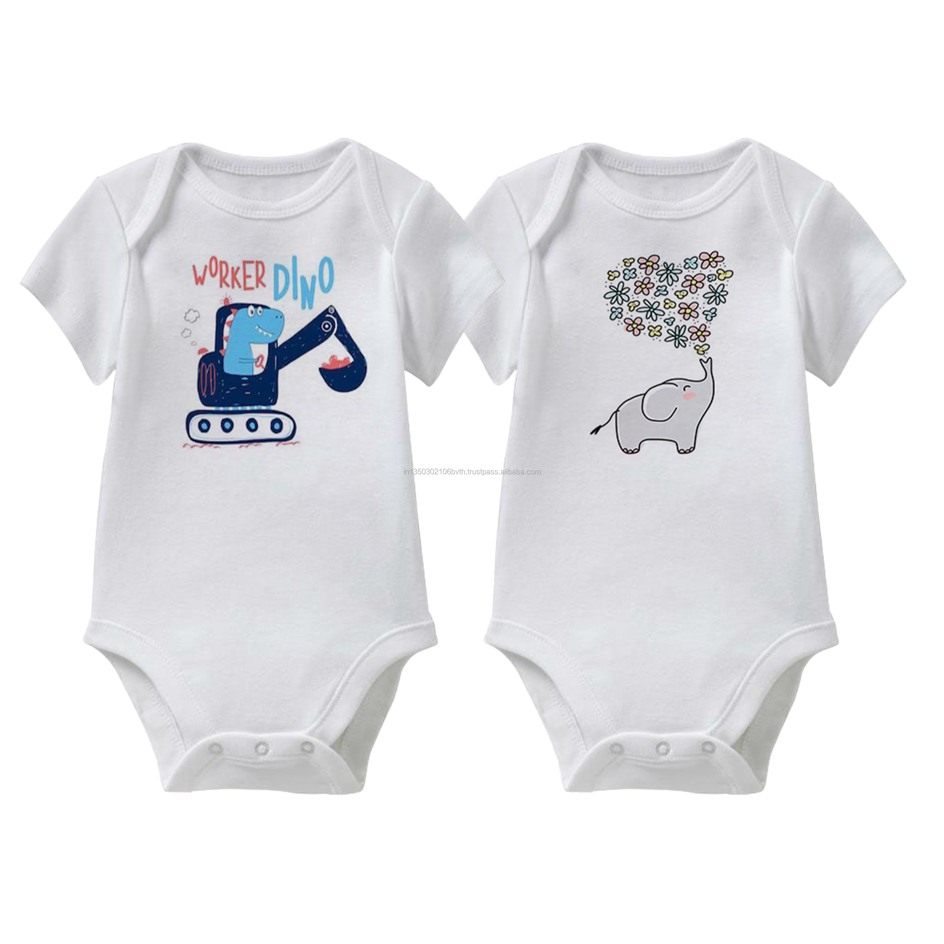 Unisex 100% Cotton Baby Rompers Custom Designed Beautiful and Stylish for 0-3 Months 12 Months 18 Months