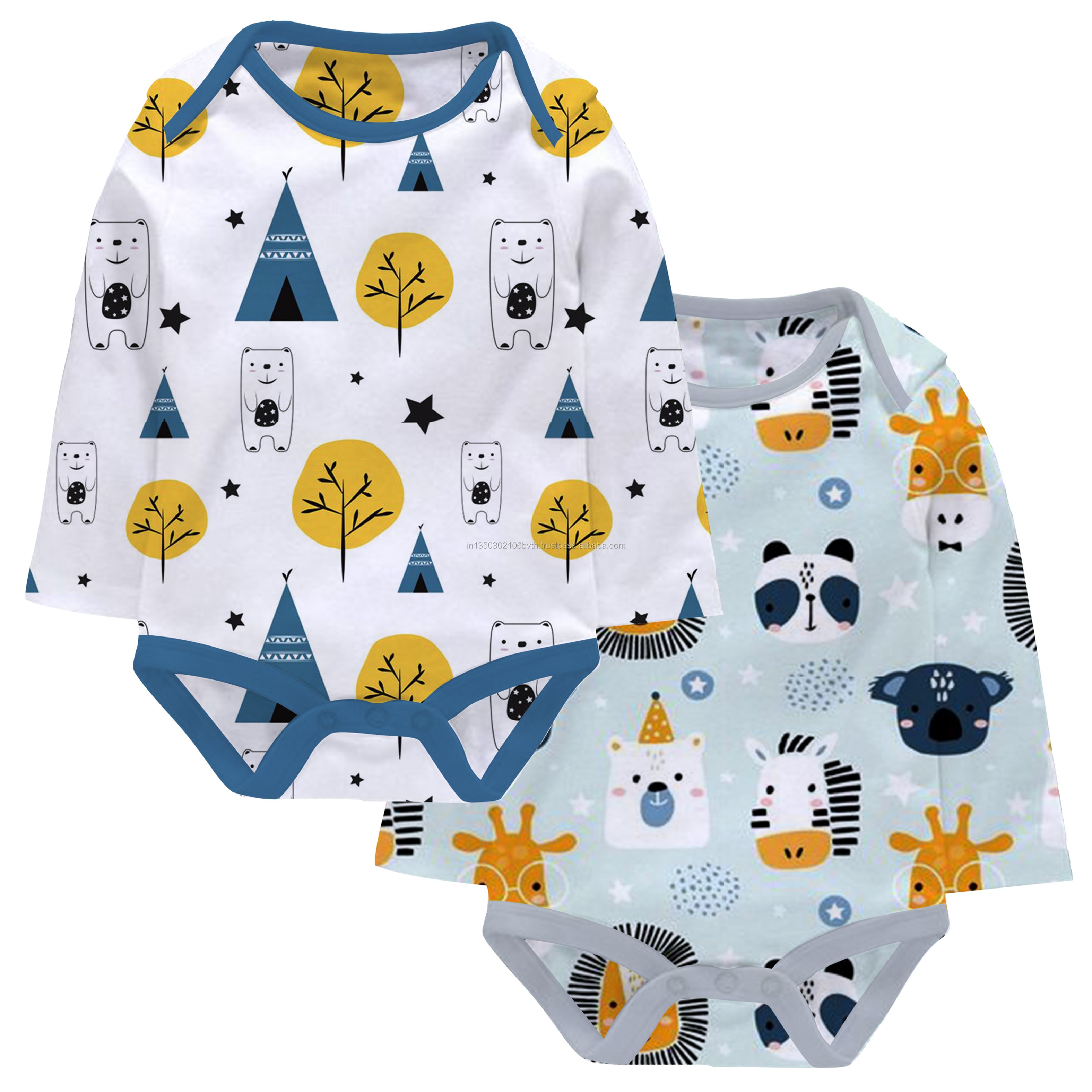 Unisex 100% Cotton Baby Rompers Custom Designed Beautiful and Stylish for 0-3 Months 12 Months 18 Months