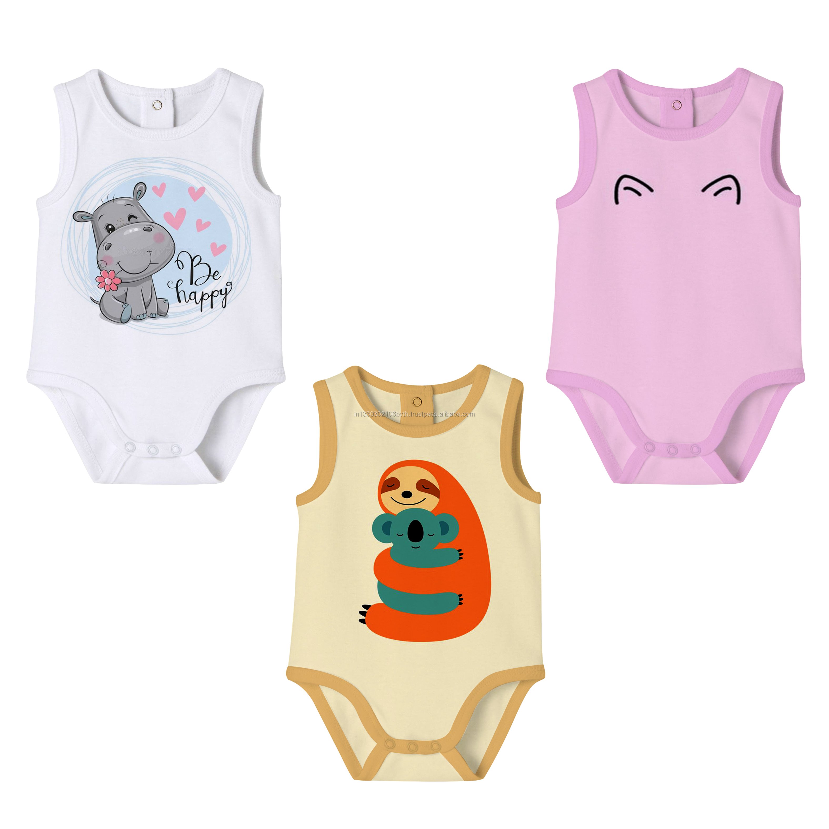 Unisex 100% Cotton Baby Rompers Custom Designed Beautiful and Stylish for 0-3 Months 12 Months 18 Months