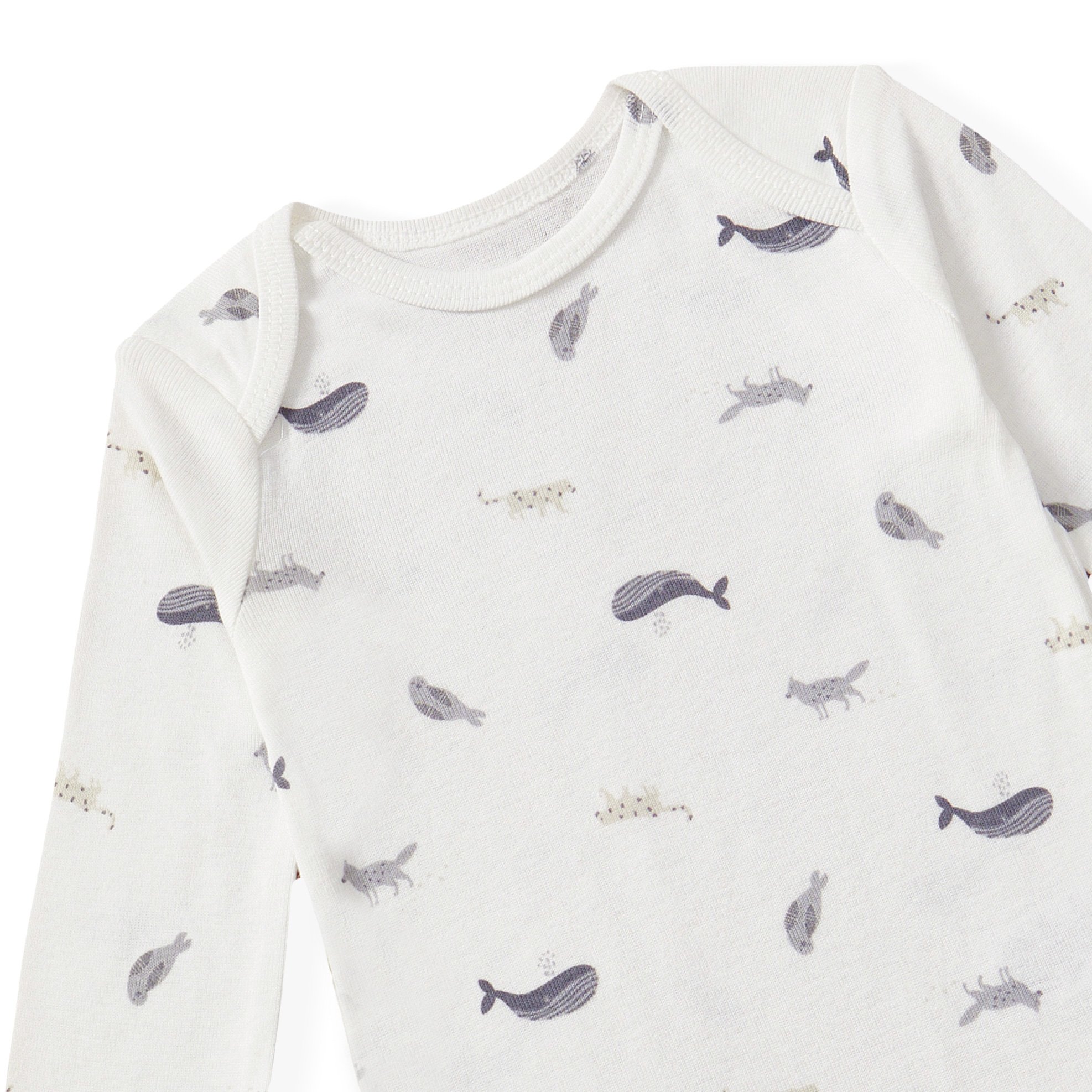 wholesale organic cotton baby bodysuit baby romper ruffles baby rompers cute white FISH terry draw romper