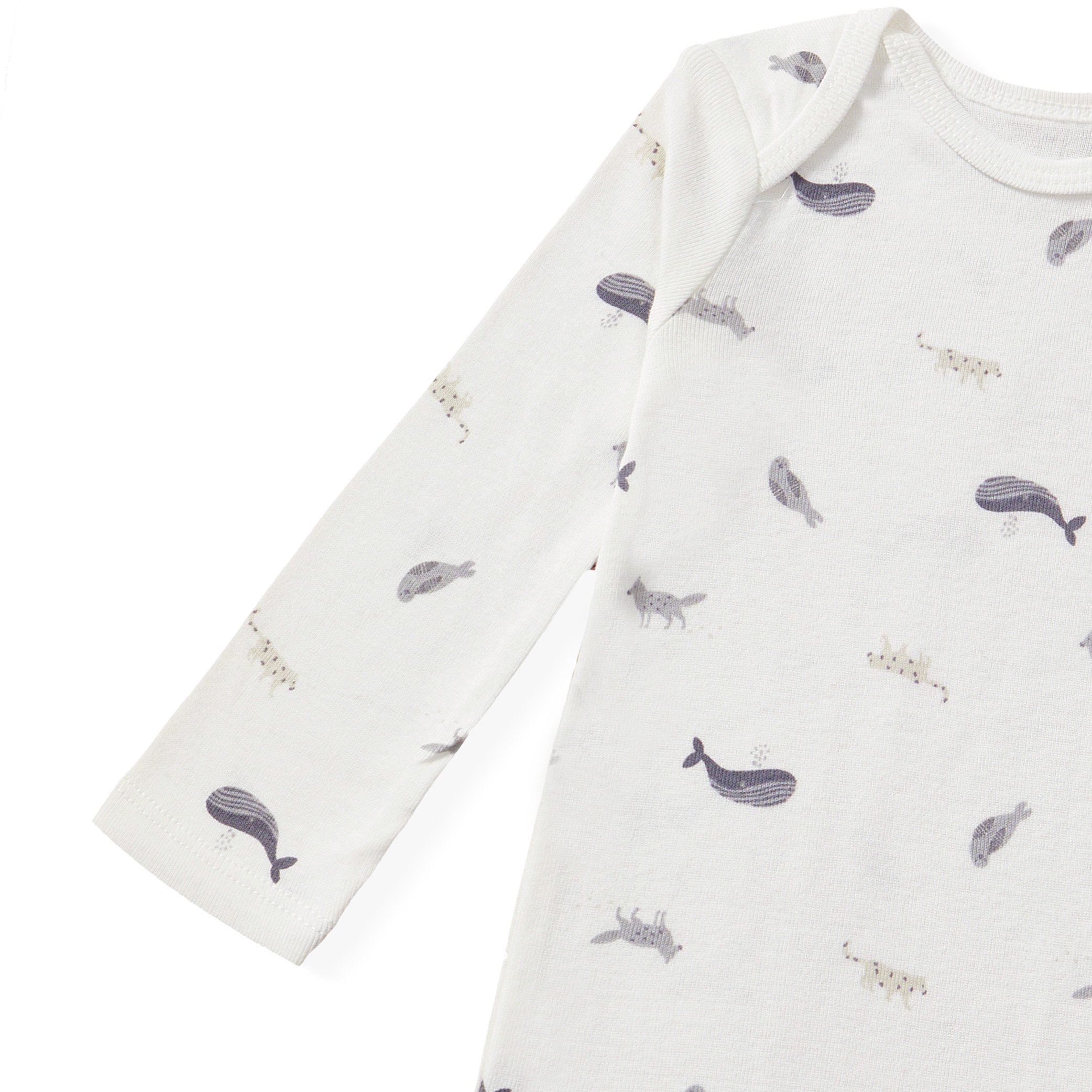 wholesale organic cotton baby bodysuit baby romper ruffles baby rompers cute white FISH terry draw romper
