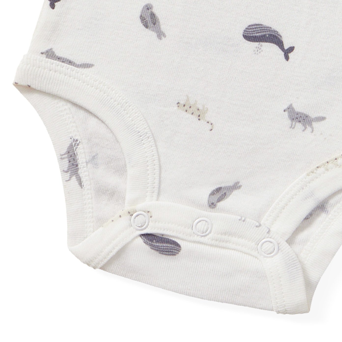 wholesale organic cotton baby bodysuit baby romper ruffles baby rompers cute white FISH terry draw romper