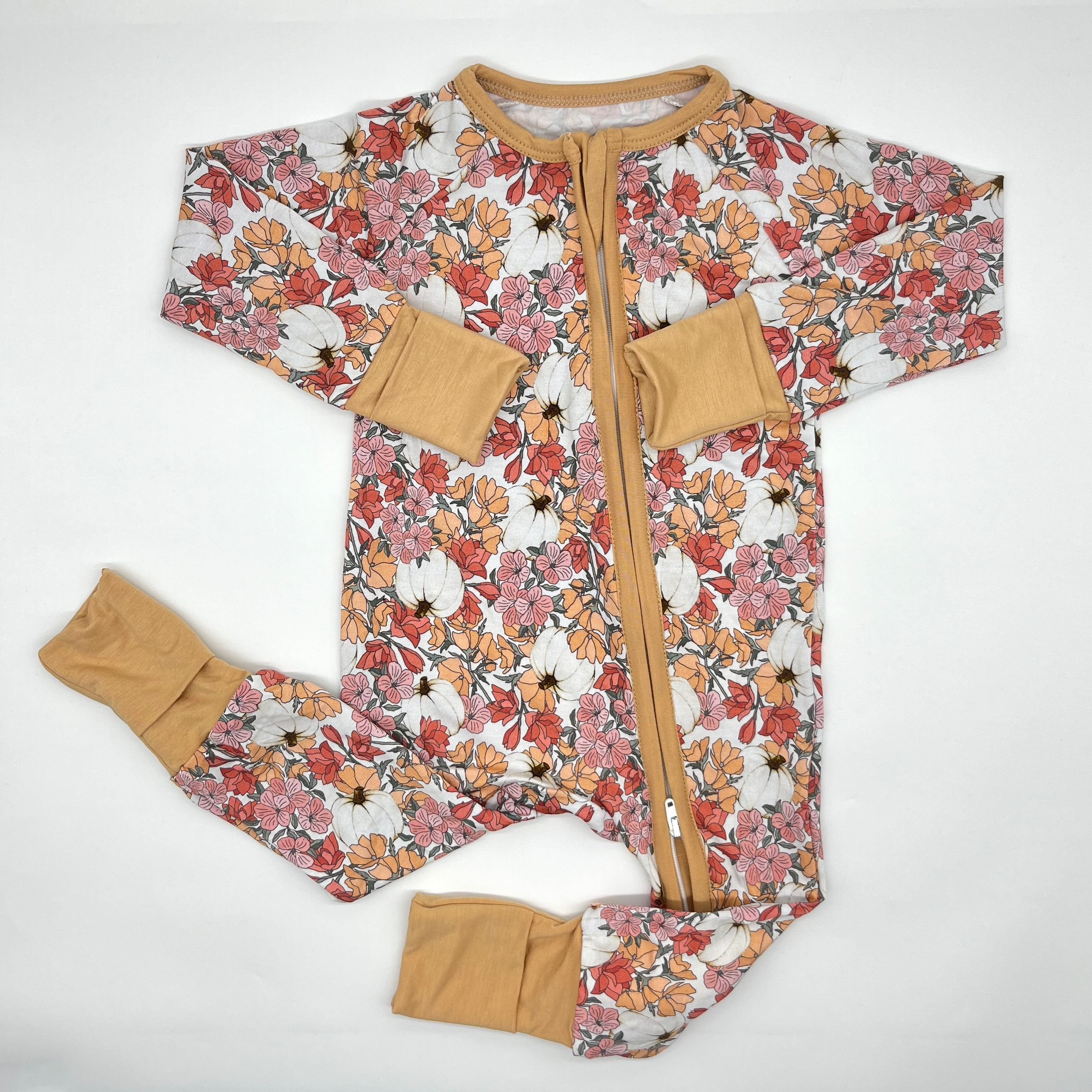Top-Ranking Custom Kids Clothing Autumn Sea Style Spandex Baby Pajamas Bamboo Viscose Knitted with Bamboo Zipper Size 2T