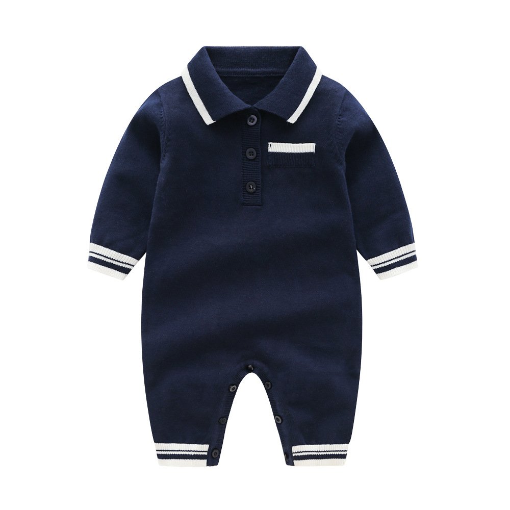 Newborn Designer Baby Girl Clothes Fashion Knitted Baby Romper Winter Sweater Boys Rompers