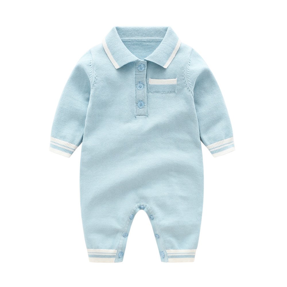 Newborn Designer Baby Girl Clothes Fashion Knitted Baby Romper Winter Sweater Boys Rompers