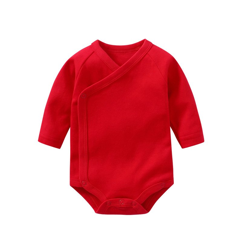 Wholesale Comfortable Long Sleeve Pure Cotton Infant Baby Rompers Unisex Toddler BodysuitLong Sleeve Baby Romper