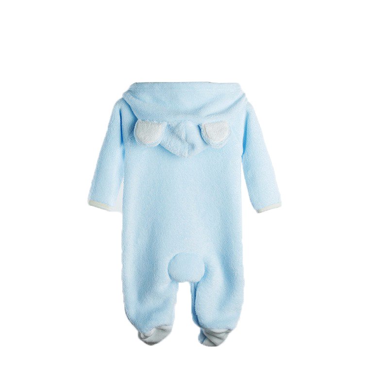 Newborn clothes winter infant hooded jumpsuit wholesale onesie baby rompers