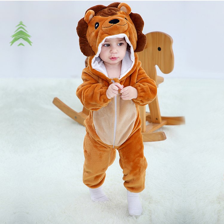 MICHLEY wholesale kids animal cartoons pajamas girl boy clothes baby jumpsuit rompers