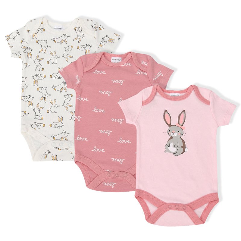 buy one,get three. baby rompers Wholesale 100% Cotton short sleeve Newborn Baby Girls Boys infantil Jumpsuit