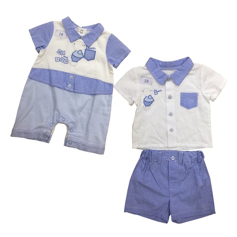 Summer New Baby Bodysuit Cotton animal design Newborn Clothing Short Sleeve Baby Rompers