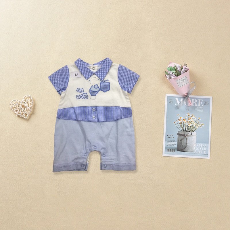 Summer New Baby Bodysuit Cotton animal design Newborn Clothing Short Sleeve Baby Rompers