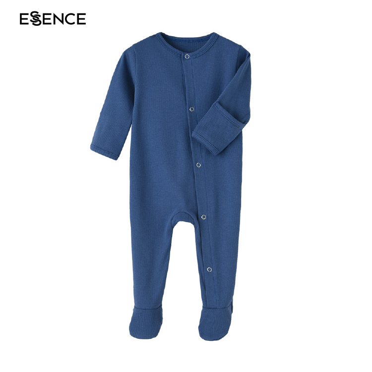 New Born Infant Clothes 100% Cotton Baby Rompers Winter Unisex Baby Suit Newborn Button Onesie Long Sleeve Baby Romper