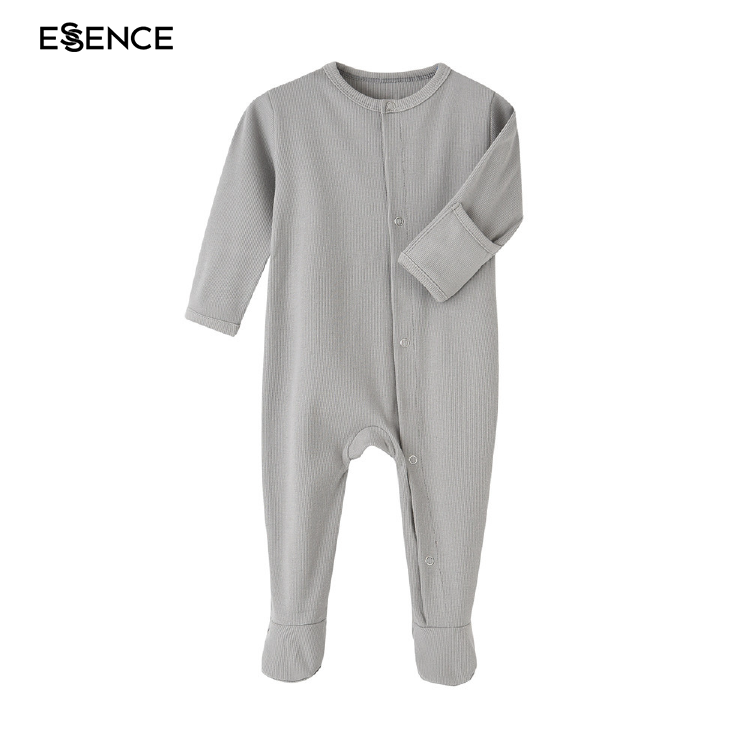 New Born Infant Clothes 100% Cotton Baby Rompers Winter Unisex Baby Suit Newborn Button Onesie Long Sleeve Baby Romper