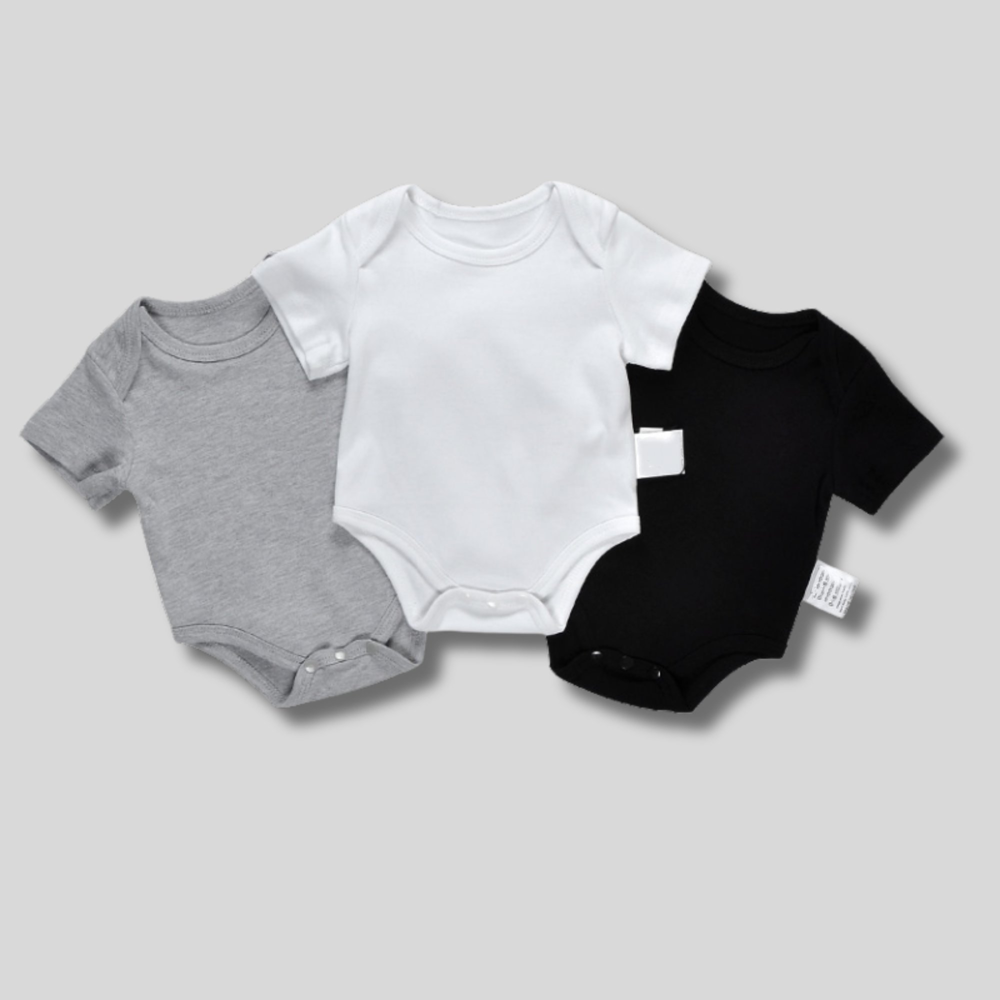Factory Wholesale Custom Organic Cotton Baby Romper Soft & Sustainable Plain Newborn Clothes